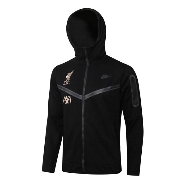 Chaqueta Con Capucha Liverpool 2022/23 Negro